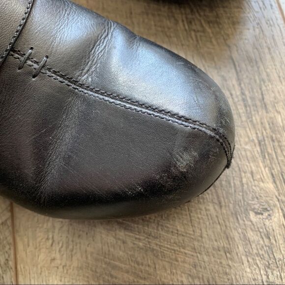 Dansko Tamara Black Leather Slip on Clogs EUR 41 - Picture 8 of 10